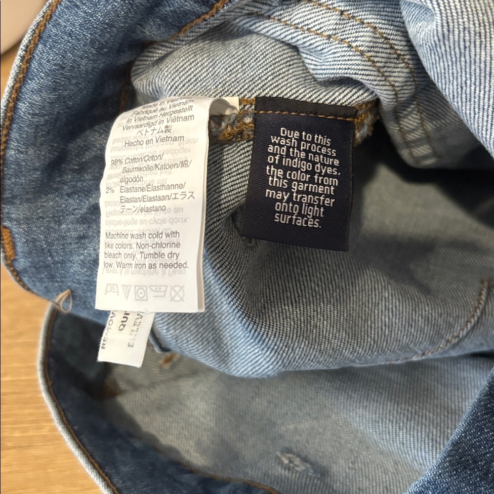 Madewell Light Blue Denim Cutoff Shorts with Frayed Hem - Picture 8 of 8